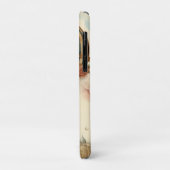 ヴィンテージフローラブストライプルー熱気球 Case-Mate iPhoneケース (裏面/左)