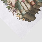 ヴィンテージフローラブックアートのデコページ 薄葉紙 (詳細)
