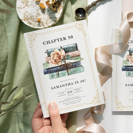 ヴィンテージフローラブック30th Birthday 招待状