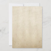 ヴィンテージフローラブライダルシャワーへの招待 招待状 (裏面)