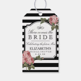 ヴィンテージフローラブライダルシャワーゲストハウス ギフトタグ