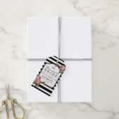 ヴィンテージフローラブライダルシャワーゲストハウス ギフトタグ (より糸付き)