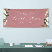 ヴィンテージフローラブライダルシャワーバナー 横断幕 (トレードショー)