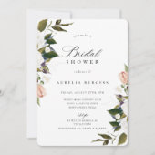 ヴィンテージフローラブライダルシャワー招待 招待状 (正面)