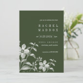 ヴィンテージフローラブライダルシャワー招待 招待状 (スタンド正面)