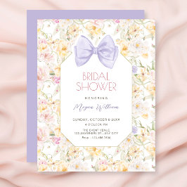 ヴィンテージフローラブライダルシャワー 招待状
