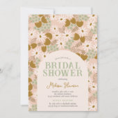 ヴィンテージフローラブライダルシャワー 招待状 (正面)