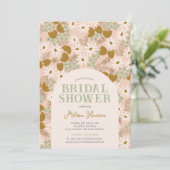 ヴィンテージフローラブライダルシャワー 招待状 (スタンド正面)