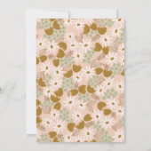 ヴィンテージフローラブライダルシャワー 招待状 (裏面)