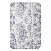 ヴィンテージフローラブラックトイレデジュイミモノグラム バスマット (正面縦)