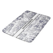 ヴィンテージフローラブラックトイレデジュイミモノグラム バスマット (アングル)