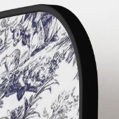 ヴィンテージフローラブラックトイレデジュイミモノグラム ピックルボールラケット (左詳細)