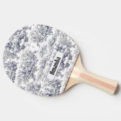 ヴィンテージフローラブラックトイレデジュイミモノグラム 卓球ラケット (横)