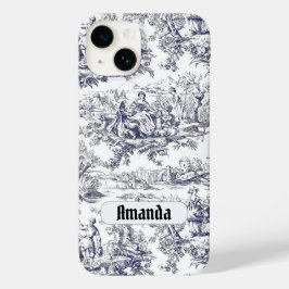 ヴィンテージフローラブラックトイレデジュイミモノグラム Case-Mate iPhone 14ケース