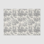 ヴィンテージフローラブラックトイレデジュイ 薄葉紙 (正面)