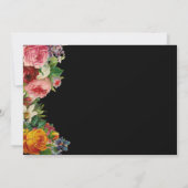 ヴィンテージフローラブリデスメイドランチョンブランチ 招待状 (裏面)