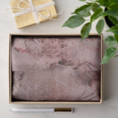 ヴィンテージフローラブルゴーニュバラエフェメラデクページ 薄葉紙 (ギフト)