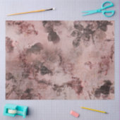 ヴィンテージフローラブルゴーニュバラエフェメラデクページ 薄葉紙 (クラフト)