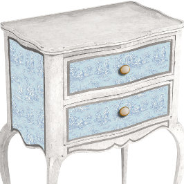 ヴィンテージフローラブルーグレートイレドゥジュイ 薄葉紙