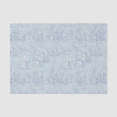 ヴィンテージフローラブルーグレートイレドゥジュイ 薄葉紙 (正面)