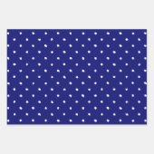 ヴィンテージフローラブルーターコイズトイルジュイ ラッピングペーパーシート (正面2)