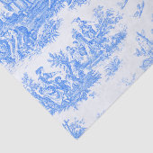 ヴィンテージフローラブルーターコイズトイルジュイ 薄葉紙 (詳細)