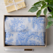 ヴィンテージフローラブルーターコイズトイルジュイ 薄葉紙 (ギフト)