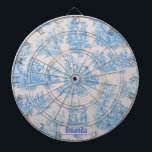 ヴィンテージフローラブルーターコイズトイレジョイモノグラム ダーツボード<br><div class="desc">ヴィンテージエレガントブルーターコイズトワール・ド・ジュイ・モノグラム・ダートボード白い背景に美しいシームレスなトイル・ド・ジュイのパターン青。トイルプリントは今のところエレガント、エキゾチックなダマスクのパターンを特徴とするヴィンテージトイル・ド・ジュイであり、現在は家庭のデコや衣服、モバイルやイパドのケース、招待状など多くの人気を集めているおもしろいスタイル。そのデザインはクラシックで色は無素晴らし時間だ。すべての文字の色とフォントを変更しクリックてカスタマイズ、文字のカスタマイズ領域の下にさらにデザインツールに入る。バースデユニークィーや休日、特別な機会のためのギフト。バレンタインの場合でも、クリスマスの場合でも、贈り物としての場合でも、贈り物のアイディア素晴らしを作る</div>