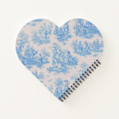 ヴィンテージフローラブルーターコイズトイレジョイモノグラム ノートブック (裏面)