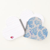 ヴィンテージフローラブルーターコイズトイレジョイモノグラム ノートブック (内部)