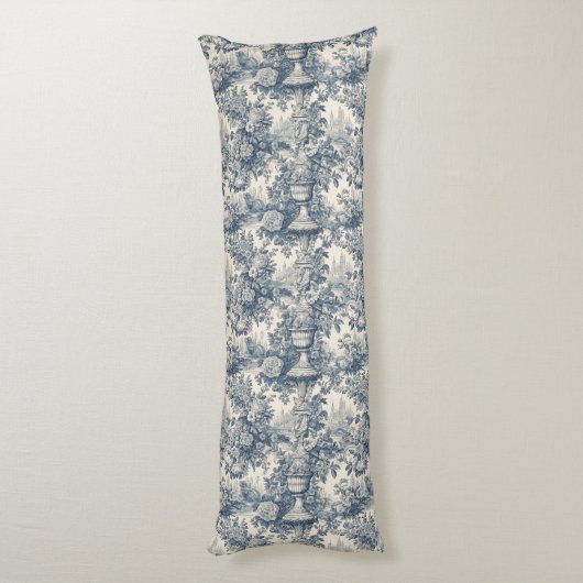 ヴィンテージフローラブルートイレデジュイ ボディピロー (裏面 (縦))