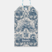 ヴィンテージフローラブルートワールデジュエモノグラム ギフトタグ (正面)