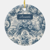 ヴィンテージフローラブルートワールデジュエモノグラム セラミックオーナメント (裏面)