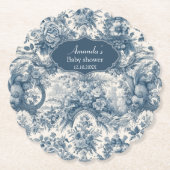 ヴィンテージフローラブルートワールデジュエモノグラム ペーパーコースター (正面)