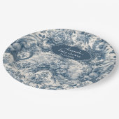 ヴィンテージフローラブルートワールデジュエモノグラム ペーパープレート (アングル)