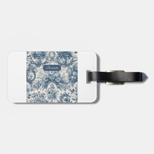 ヴィンテージフローラブルートワールデジュエモノグラム ラゲッジタグ (裏面横)