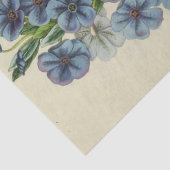 ヴィンテージフローラブルーフラワーズエフェメラデクページティス 薄葉紙 (詳細)