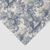 ヴィンテージフローラブルー花瓶トイレドゥジュイ 薄葉紙 (詳細)