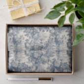 ヴィンテージフローラブルー花瓶トイレドゥジュイ 薄葉紙 (ギフト)