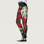 ヴィンテージフローラブーケ レギンス (左)