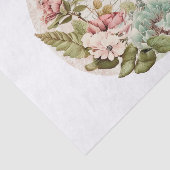 ヴィンテージフローラプラークのデコペ 薄葉紙 (詳細)