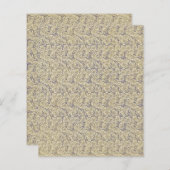 ヴィンテージフローラプリントスクラップブック作り紙 (正面/裏面)