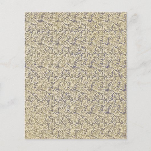 ヴィンテージフローラプリントスクラップブック作り紙 (正面)