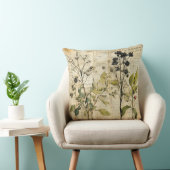 ヴィンテージフローラプリント枕 クッション (椅子)