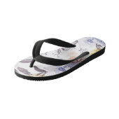 ヴィンテージフローラプリント1 キッズビーチサンダル (アングル)