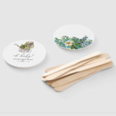 ヴィンテージフローラベビーキャリッジベビーシャワー ハンドファン (組立なし)