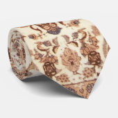 ヴィンテージフローラペルシャじゅうたん模様 ネクタイ (ロール)