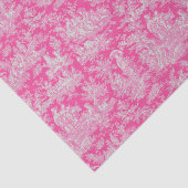 ヴィンテージフローラホットピンクトイレデジュイ 薄葉紙 (詳細)