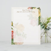 ヴィンテージフローラホワイトウォッシュ春ブライダルシャワー (スタンド正面)