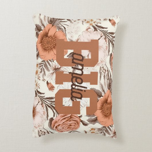 ヴィンテージフローラボホワイルドフラワービッグ・ソロリティ・シスター アクセントクッション (裏面(縦))